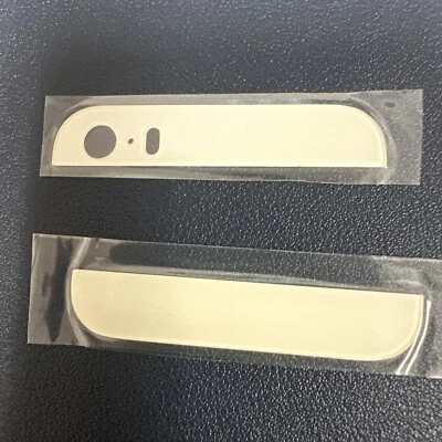 NUEVO Cristal Superior + Inferior + Protector de Pantalla para iPhone 5S Blanco 2 Piezas * Foto 1 de 2