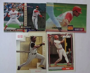 Lot of 4 Unique Barry Larkin MLB Baseball Trading Cards from 1992-2001 - Bild 1 von 1