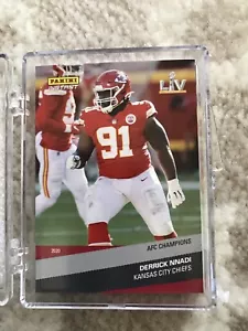 2020 Panini Instant AFC Champions Kansas City Chiefs SP #'d /425 Derrick Nnadi - Picture 1 of 1