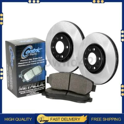 Centric Front Brake Pads and Rotors Set For Blue Bird TC1000 1997 1998 1999 2000 - Image 1 of 4