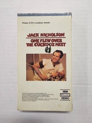 Jack Nicholson VHS HBO Canon Watermark SEALED One Flew Over the Cuckoo's Nest - Image 1 of 4