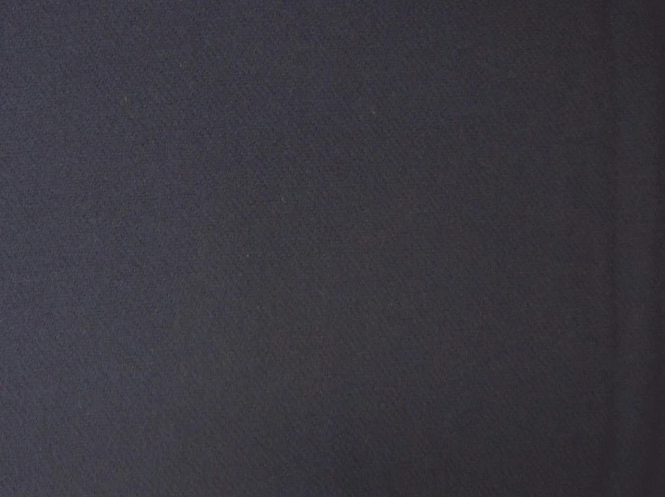 wool blend fabric loose twill weave black 7/8 yd x60" hvy wt - Image 1 of 1