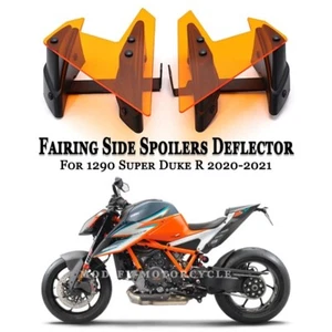 PAIR ACCESSORIES FAIRING SIDE SPOILERS DEFLECTOR For 1290 Super Duke R 2020-2021 - Picture 1 of 7