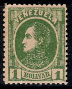 Venezuela 1880 Mi. 27 * MH 40% 1 B, Bolivar, celebrity