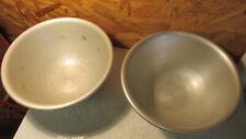 2 Old Wear Ever Aluminum Mixing Bowls