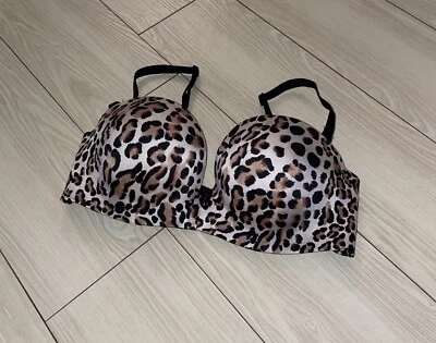 Sujetador Victorias Secret Miraculous Acolchado Sin Tirantes Súper Acolchado Añadir 2 Tazas UW 34B Foto 1 de 4