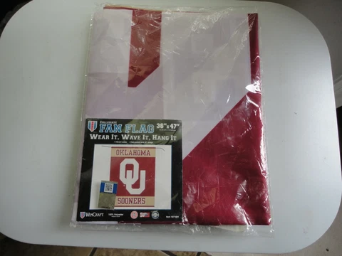 Oklahoma Sooners flag Official Product new 36 x 47 in Cover