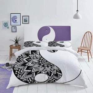 ONEK-DECCO Cabecero de cama tapizado en Polipiel Mod. YIN YANG 2 (70 cm. alto). - Imagen 1 de 6