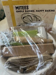 Banneton Bread Proofing Basket Set Of 2 Round 9” Sourdough Proofing + Tools Set - Picture 1 of 8