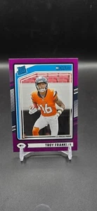 2024 Panini Donruss - Rated Rookie Purple Press Proof #338 Troy Franklin (RC) - Picture 1 of 2