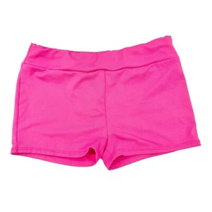 Freestyle by Danskin Shorts Girls L (10-12) Pink Silver Sparkle EUC - Picture 1 of 7