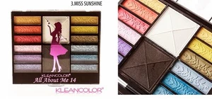 New KLEANCOLOR All About Me 14 Shimmer Eyeshadow Set Miss. Sunshine Full Size - Picture 1 of 5
