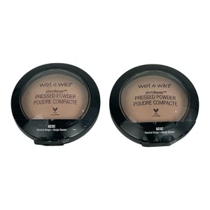 Lot of 2 Wet n Wild Photo Focus Pressed Powder 823C Neutral Beige - Picture 1 of 4