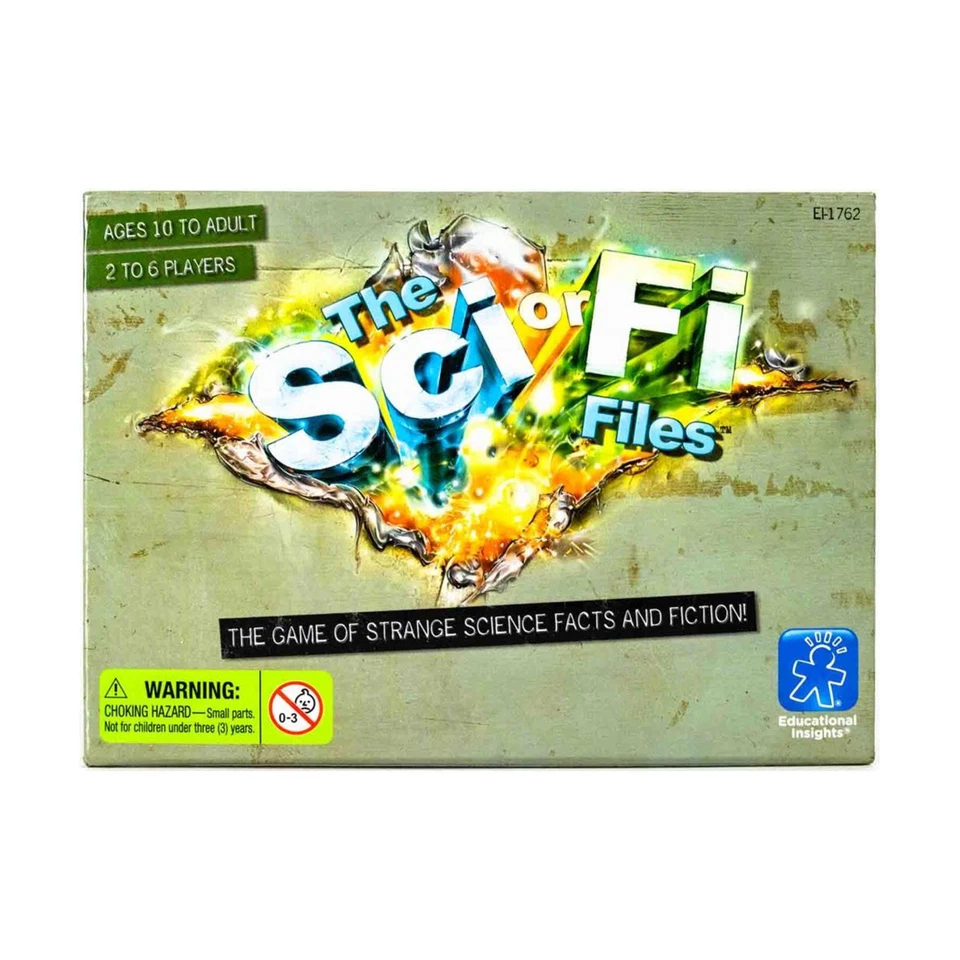 Caja de archivos de ciencia o ficción de juegos de cartas Educational Insights EX/NM Foto 1 de 2