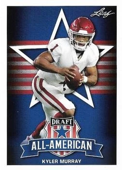 Kyler Murray 2019 Leaf Draft - Kyler Murray SPs #SP-KM2 - Oklahoma Sooners - Image 1 of 2