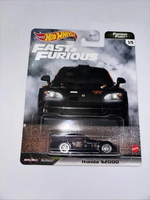 Hot Wheels The Fast and the Furious Furious Fleet - Modelo de coche Honda S2000 - Negro Foto 1 de 2