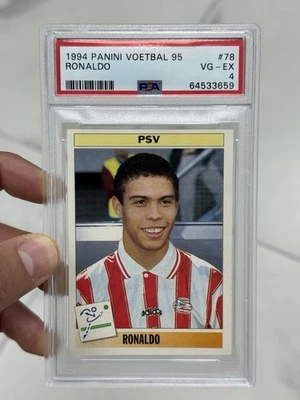Panini Voetbal '95 1994 Ronaldo novato #78 PSA 4 Foto 1 de 2