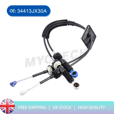 Gear Linkage Cables Set Manual Fits Nissan NV200 2010- 1.5 dCi - Image 1 of 4