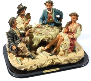 PRL) SCULTURA STATUA SOPRAMMOBILE RESINA COLORATA A MANO D. W. POLY COLLECTION - Foto 1 di 5