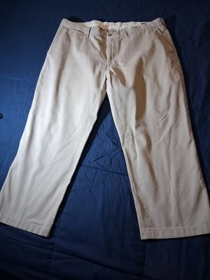 Pantalones Polo Golf Ralph Lauren Para Hombre 38x30 Caqui Golf Calce Clásico Elástico Sarga Foto 1 de 4