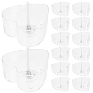 1 Set of Heart Shape Candle Containers Candle Making Cups with Wick - Picture 1 of 12