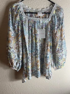 Blusa para mujer Zac & Rachel talla grande nueva con etiquetas - Imagen 1 de 8