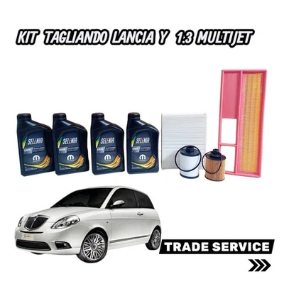 Kit Tagliando 1.3 Multijet 55 kw 75 cv 4 Filtri +4 Litri Olio Selenia Wr 5w30 - Immagine 1 di 4