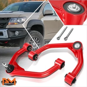 For 15-22 Chevy Colorado GMC Canyon 2-4" Lift Front Upper Control Arms Red Pair - Picture 1 of 6