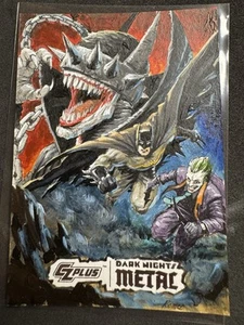 Cryptozoic CZPlus Dark Nights Metal Richard Romeo Sketch Card Batman Who Laughs - Picture 1 of 2