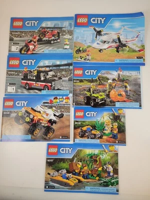 LEGO City Instruction Manual Lot of 7 Booklets Only - FREE SHIPPING! - Image 1 of 4
