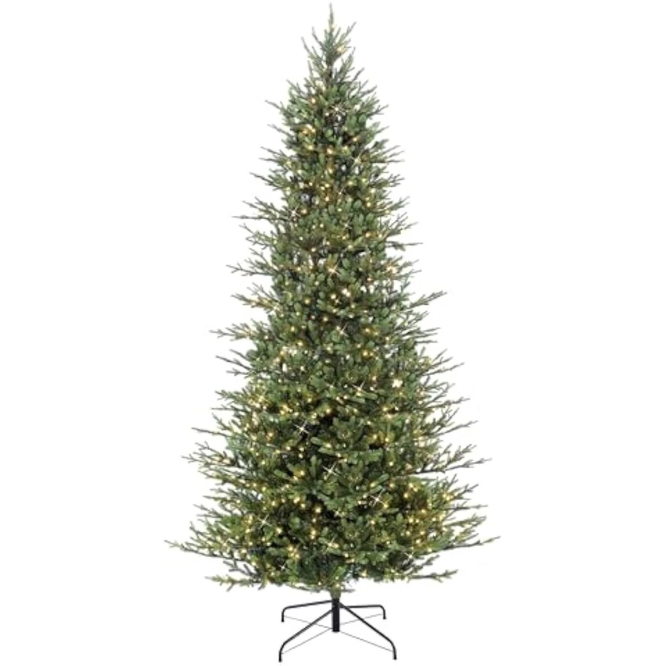 9 foot pre-lit slim balsam fir artificial christmas tree with 800 clea - Image 1 of 1