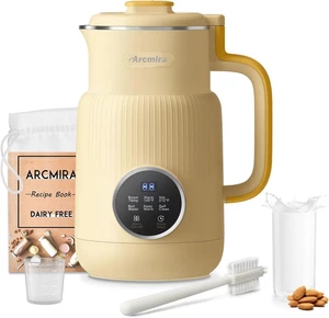 Lechera de nueces 6 en 1, 20 oz (600 ml) casera de almendra, avena, soja, coco, p... - Imagen 1 de 12