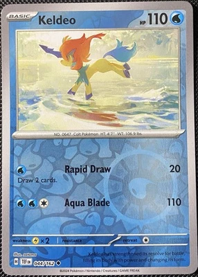 Keldeo 044/162 SV05: Temporal Forces Reverse Holo - Pokémon Card - Image 1 of 2
