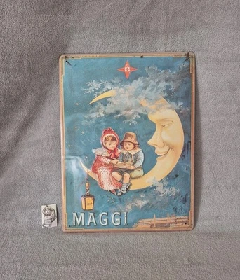 Plaque métal Maggi format A3 - Photo 1/4