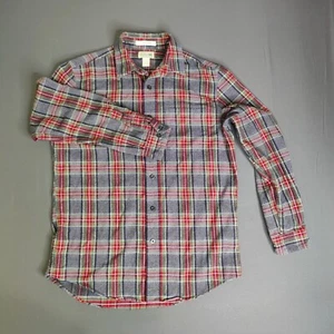 L.L. Bean Slightly Fitted Scotch Tartan Plaid Flannel Shirt Men’s M Brushed EUC - Picture 1 of 7