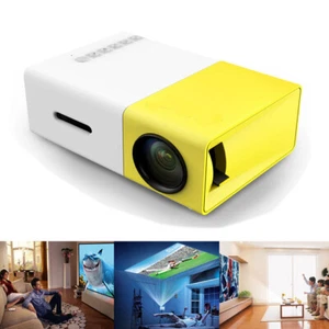 Mini Portable LED Projecteur 1080P HD Home Cinéma Théatre Système PC Téléphone - Photo 1/9