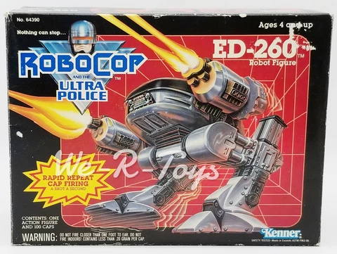 RoboCop & the Ultra Police ED-260 Robot Figure 1988 Kenner No. 64390 Cover