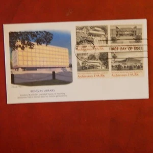 Estate Find FDC SEPT 30, 1982 ARCHITECTURE 20 CENT / 4 STAMP SET - Picture 1 of 4