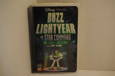 Disney Pixar, Buzz Lightyear of Star Command, Tim Allen, Child Animated VHS tape - Image 1 of 3