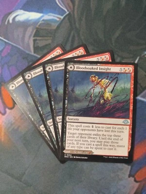 Bloodsoaked Insight x 4 | 7% Off 2+ | MH3 | NM | MTG - Image 1 of 2
