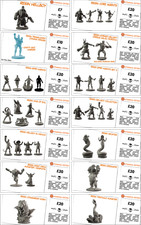 Lot of 15 HELLBOY The Board Game Miniatures ~ Kickstarter Exclusives ~ KS