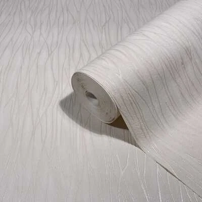 Wallpaper Beige Graphic Living Room Bedroom MADE IN GERMANY 10.05x0.53 - Image 1 of 4