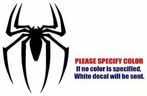 Spiderman Spinne lustige Grafik gestanzter Aufkleber Sticker Auto LKW Boot Fenster 22" - Bild 1 von 3
