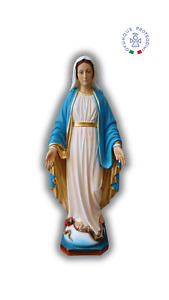 Statua in resina della Madonna Immacolata o Miracolosa cm 80 (31.50'').