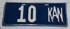 1914 Kansas License Plate #10!