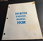 Sno-Jet Hirth Engines 193R Parts Manual  (J09)