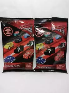 DISNEY PIXAR CARS 3 MINI RACERS REAL DIE-CAST LIGHTNING MCQUEEN 2 PACK FREE SHIP - Picture 1 of 7