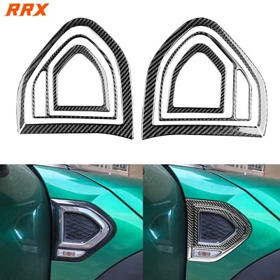 Cubierta de guardabarros lateral de fibra de carbono real 6 piezas para Mini Cooper Countryman F60 2017-23 Foto 1 de 4