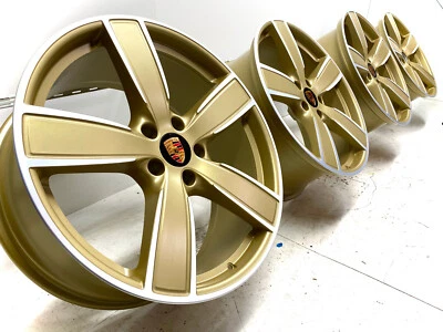 22 Zoll Original Porsche Cayenne E3 Sport Classic Felgen 9Y0601025AP 9Y0601025AQ - Bild 1 von 4