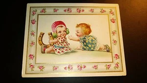 Antique " COMIC-CHILDREN " Post Card - Appr. 1905-14.Unused - Picture 1 of 3